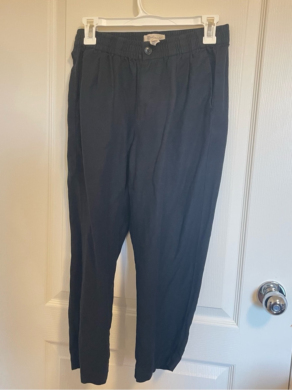 Madewell Black Elastic Waist Pants